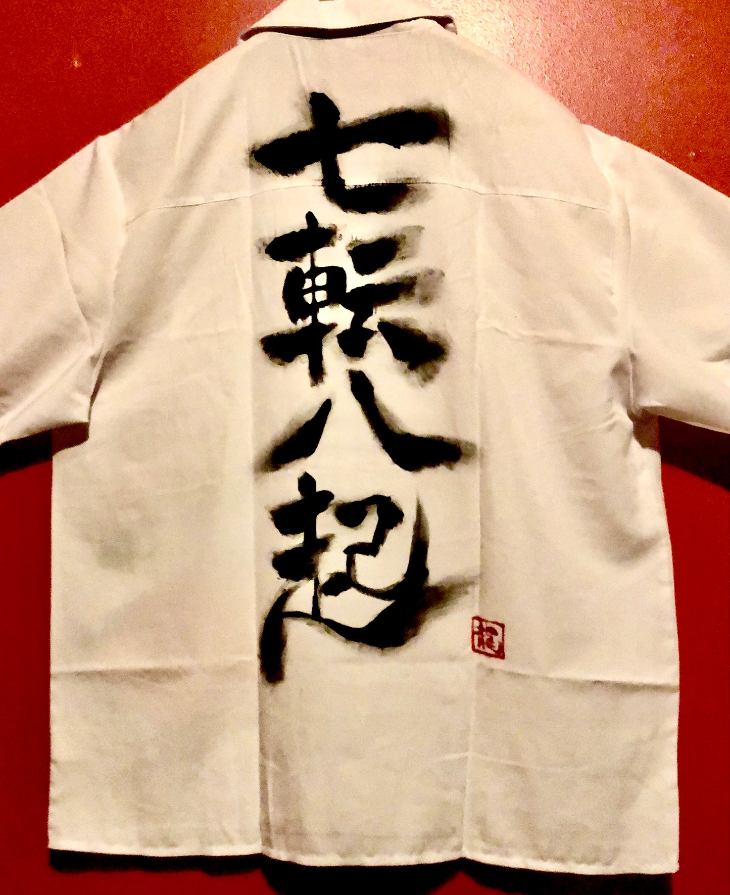 Nanakorobi Yaoki Hand painted Calligraphy Shirts