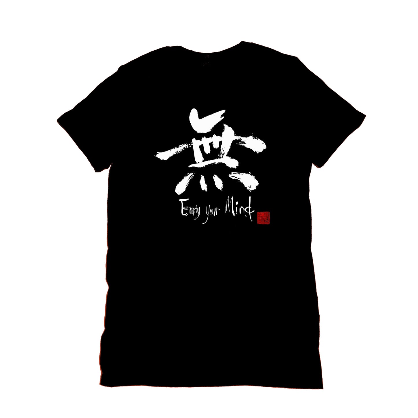 Empty Your Mind 無 Kanji Unisex T shirts  - Calligraphy Tee
