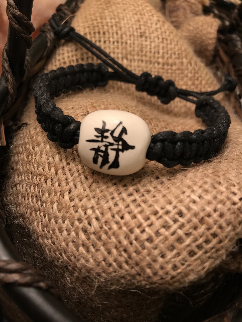 Design your Own Japanese Calligraphy Bracelet   -Japanese Calligraphy Jewelry