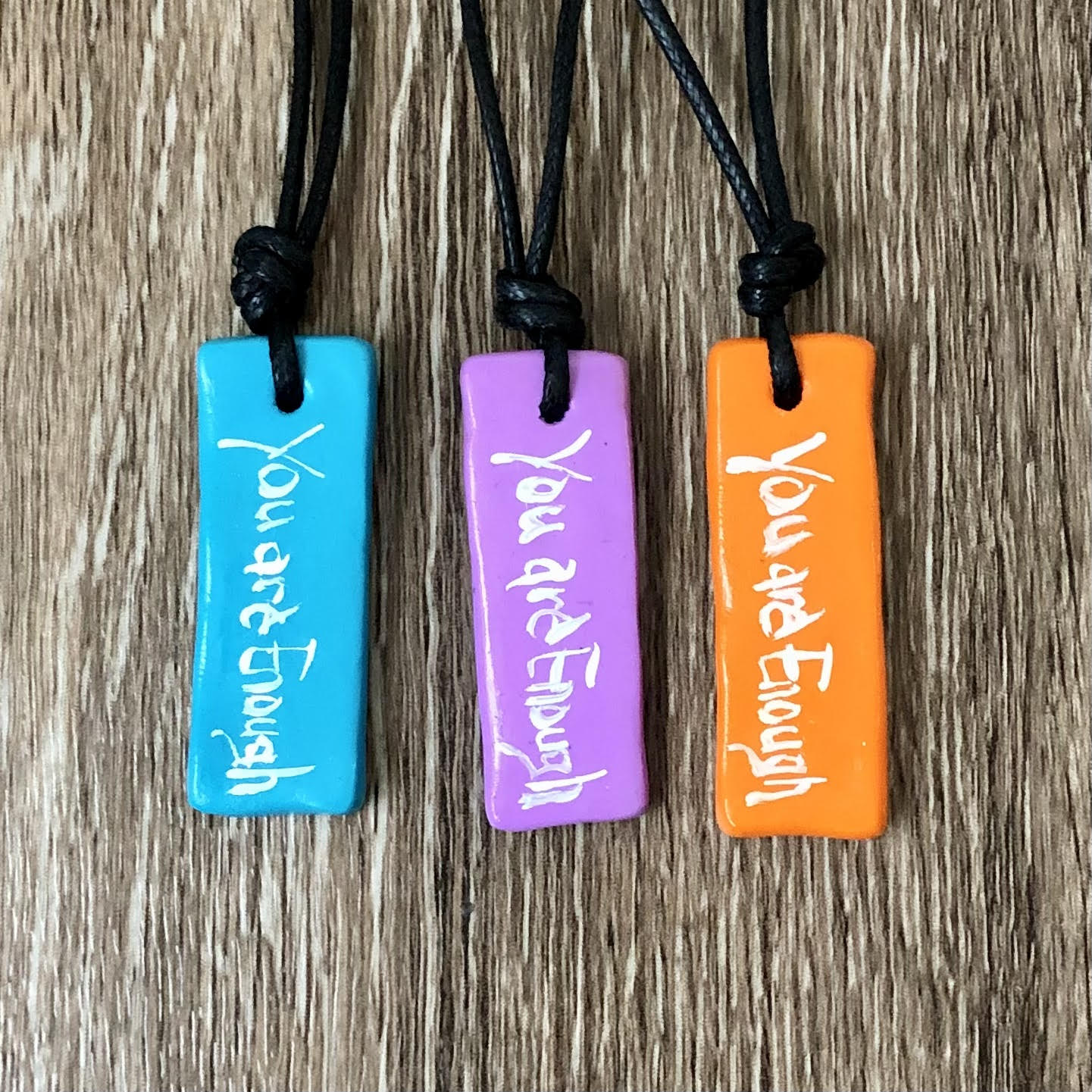 "You are Enough" Japanese Calligraphy Jewelry